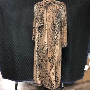 Vintage Leonard Fashion, Leopard print Shift Dress